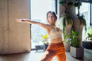 yoga training fitness club asana exercises balance harmony body