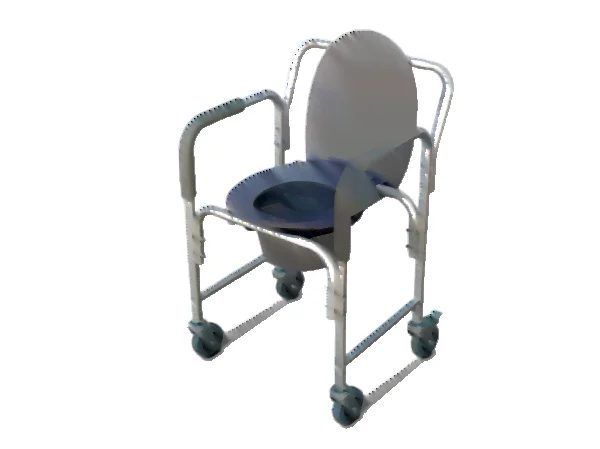 כיסא שירותים קומוד עם גלגלים