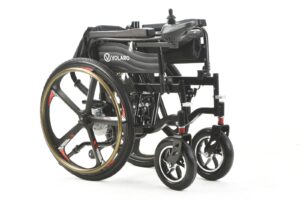 כסא גלגלים חשמלי מתקפל עם שלט