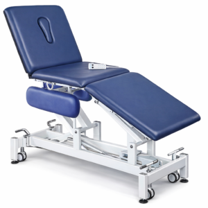 מיטת טיפולים ופיזיותרפיה חשמלית מקצועית 3 חלקים עם מחזיק נייר