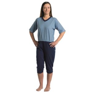 אוברול נגד התפשטות – ביגוד סיעודי מותאם לאלצהיימר (לנשים ולגברים) | דגם שרוול קצר