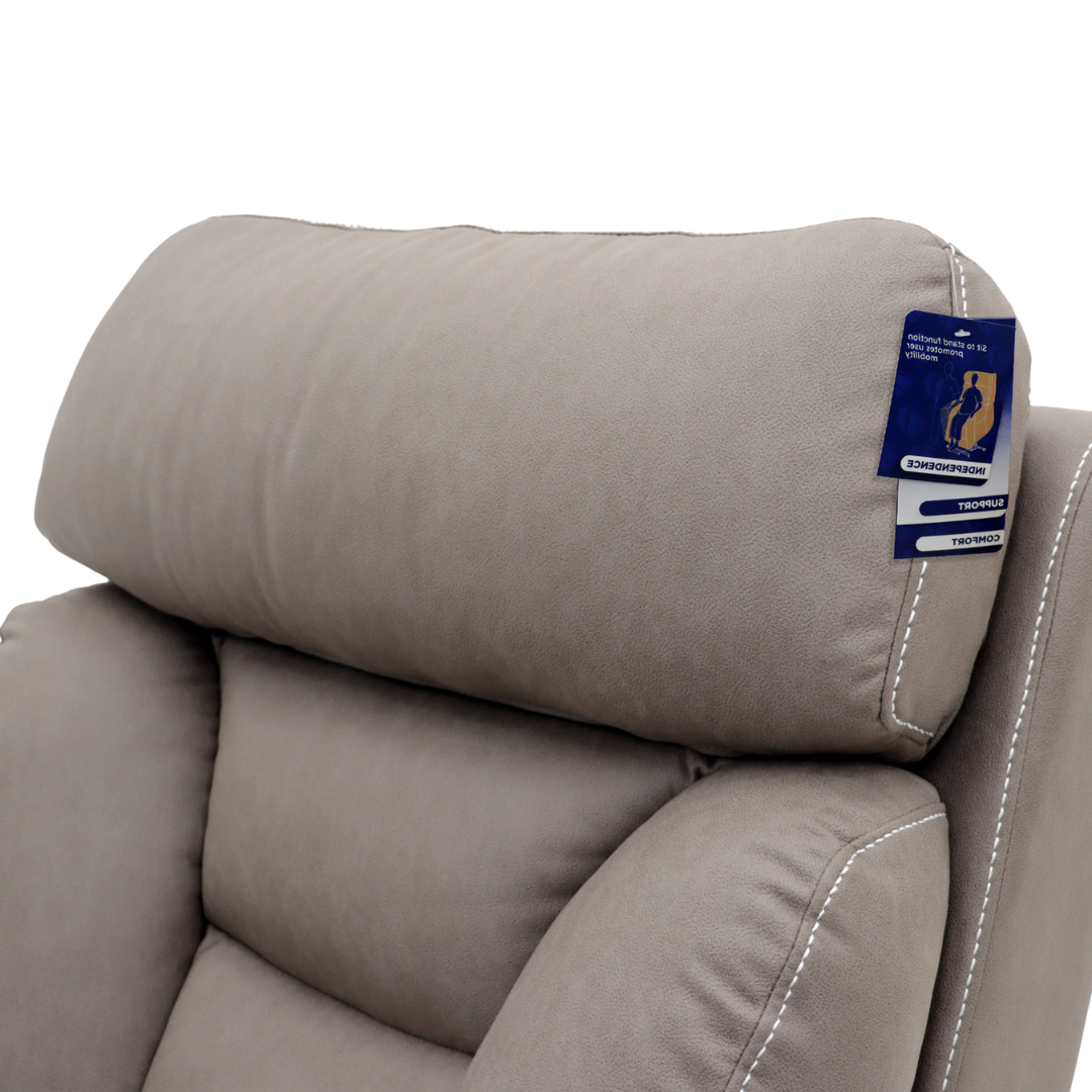 כורסת קימה חשמלית פרימיום עם חמישה מנועים, עיסוי, קירור וטעינה מהירה – Devine (אפור) 5 כורסת קימה חשמלית פרימיום עם חמישה מנועים, עיסוי, קירור וטעינה מהירה – Devine (אפור) – תמונה 5