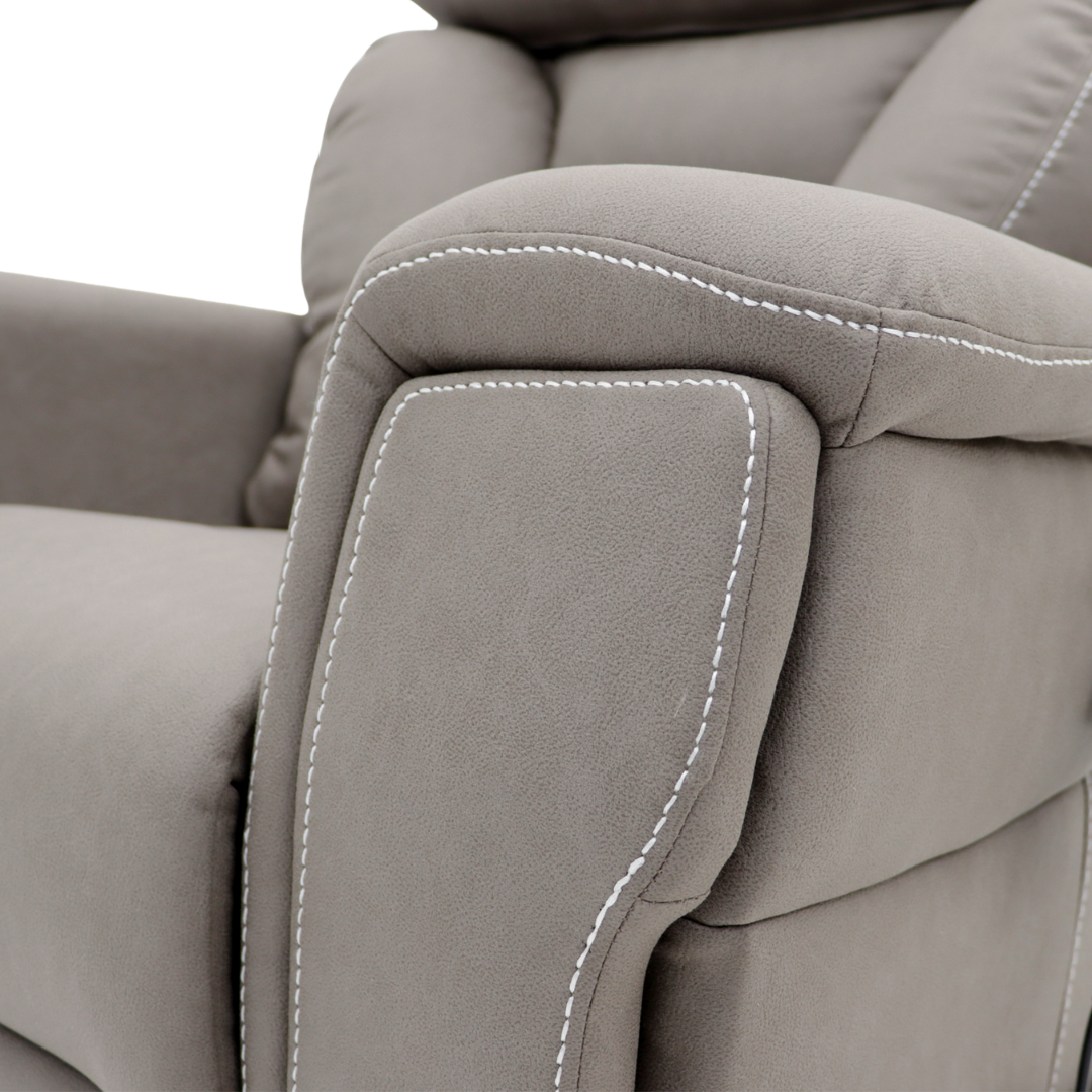 כורסת קימה חשמלית פרימיום עם חמישה מנועים, עיסוי, קירור וטעינה מהירה – Devine (אפור) 4 כורסת קימה חשמלית פרימיום עם חמישה מנועים, עיסוי, קירור וטעינה מהירה – Devine (אפור) – תמונה 4