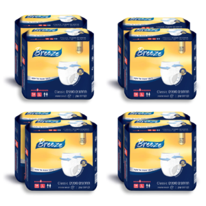 Breeze Classic | מארז 8 חב׳ תחתוני ספיגה מידה L