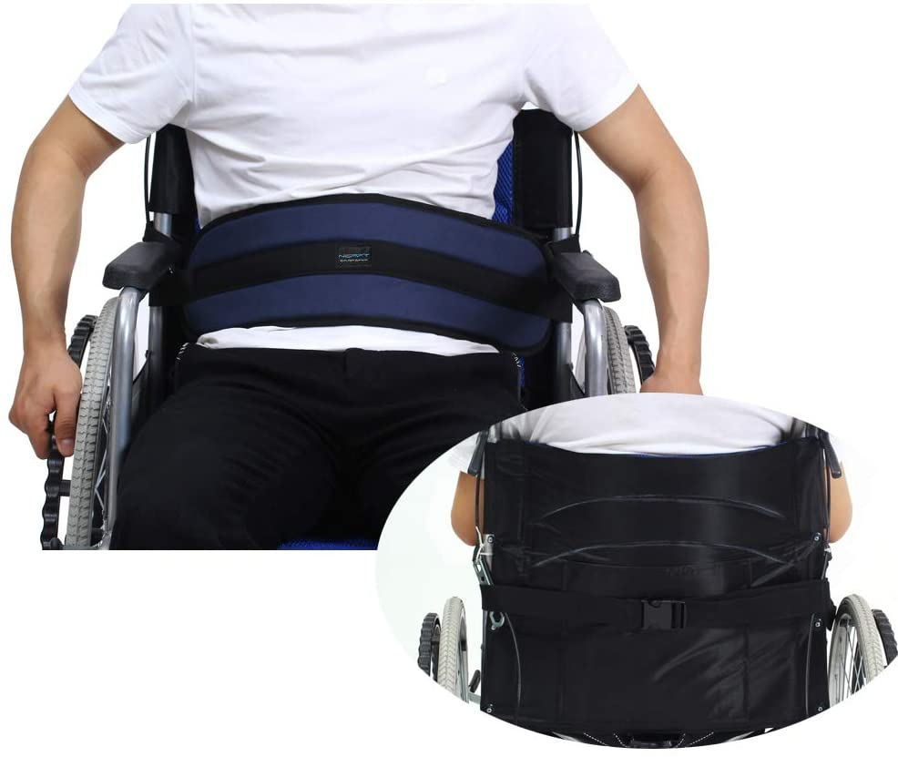 חגורת בטיחות לכיסא גלגלים | רצועת קיבוע 136 ס"מ 2 חגורת בטיחות לכיסא גלגלים | רצועת קיבוע 136 ס"מ – תמונה 2