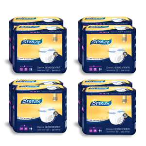 Breeze Classic | מארז 8 חב׳ תחתוני ספיגה מידה M