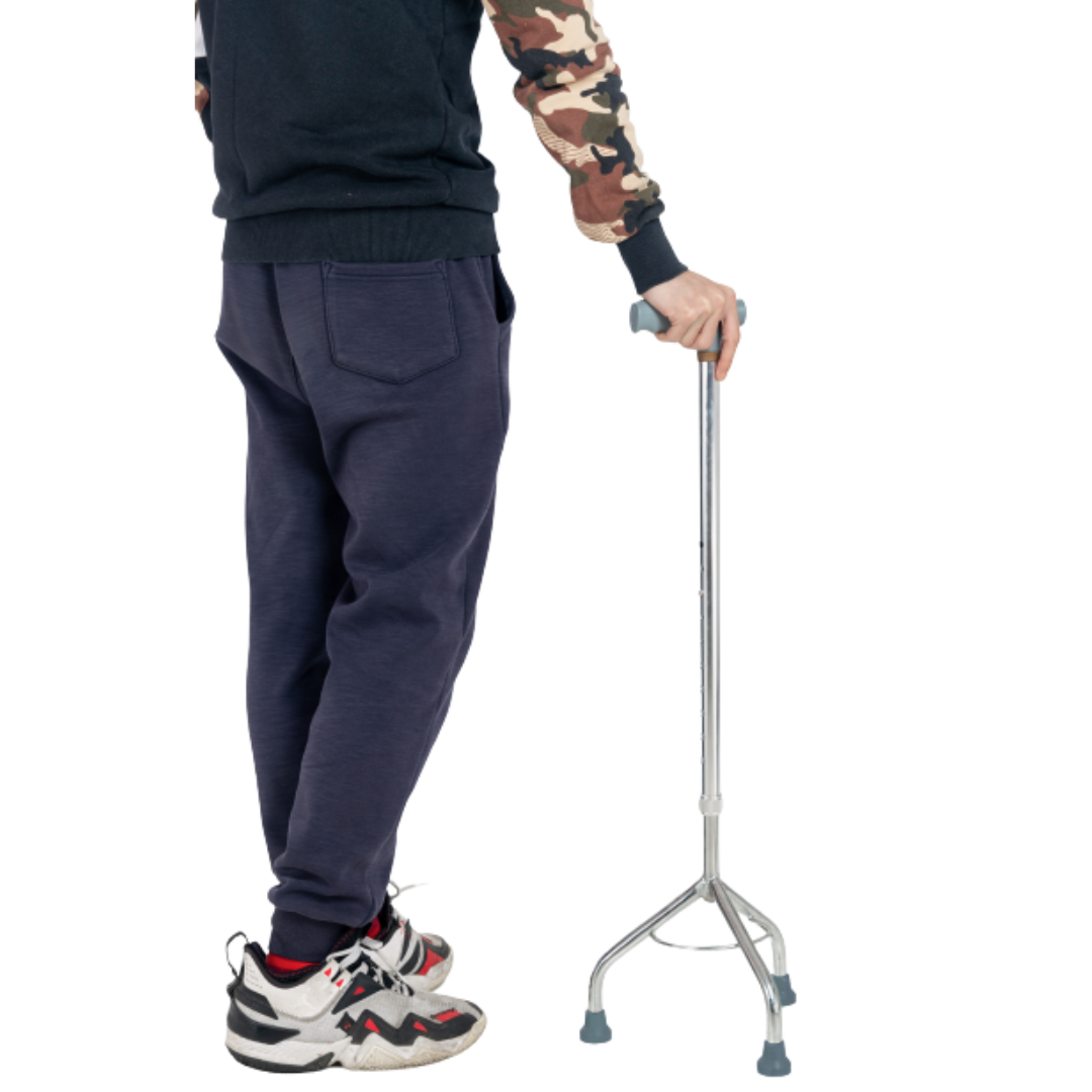 מקל הליכה טלסקופי 3 רגליים מאלומיניום 2 מקל הליכה טלסקופי 3 רגליים מאלומיניום – תמונה 2