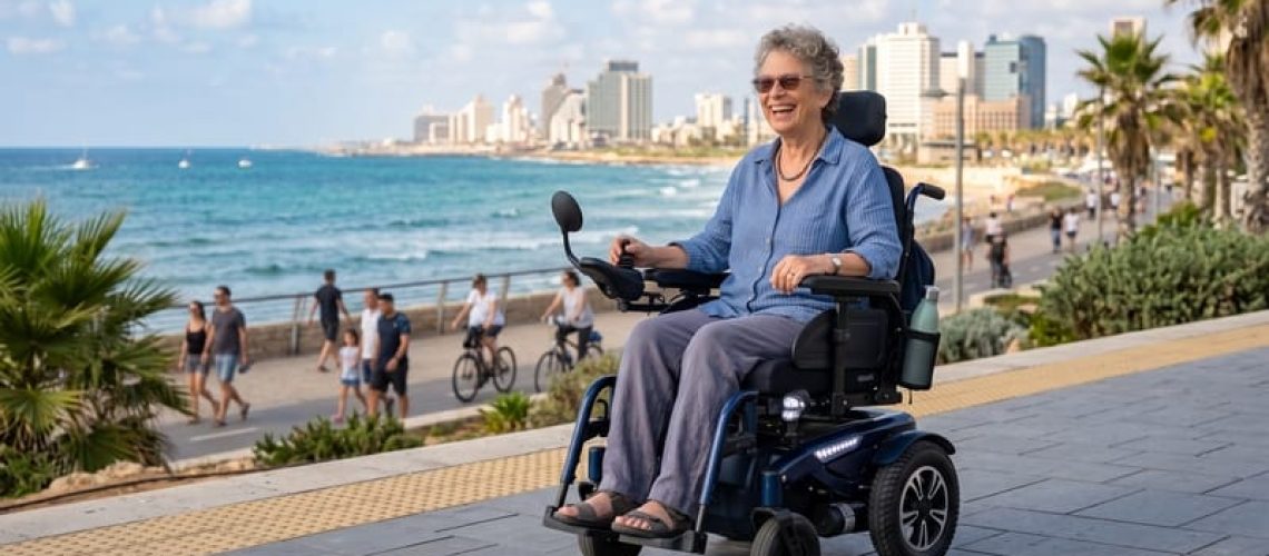 הפעלת כסא גלגלים חשמלי