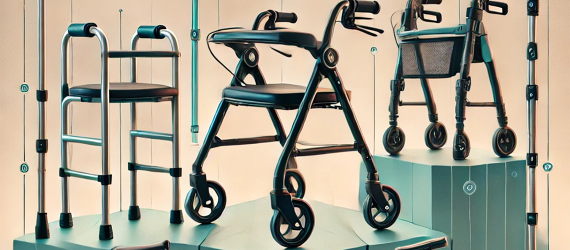 רולטורים ומקלות הליכה