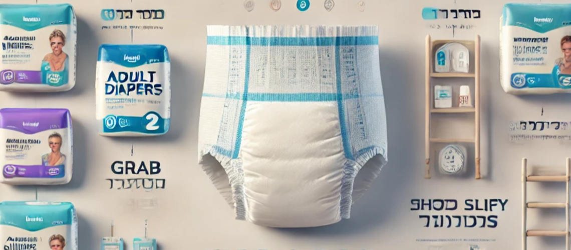 השוואת גדלים ומידות של חיתולים ותחתונים למבוגרים